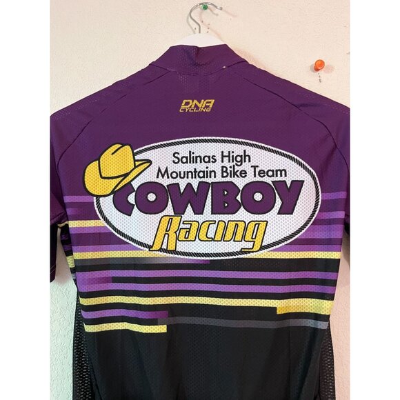 DNA Cycling Salinas High Mountain Bike Team Purple Cycling Jersey Large New - Picture 7 of 12